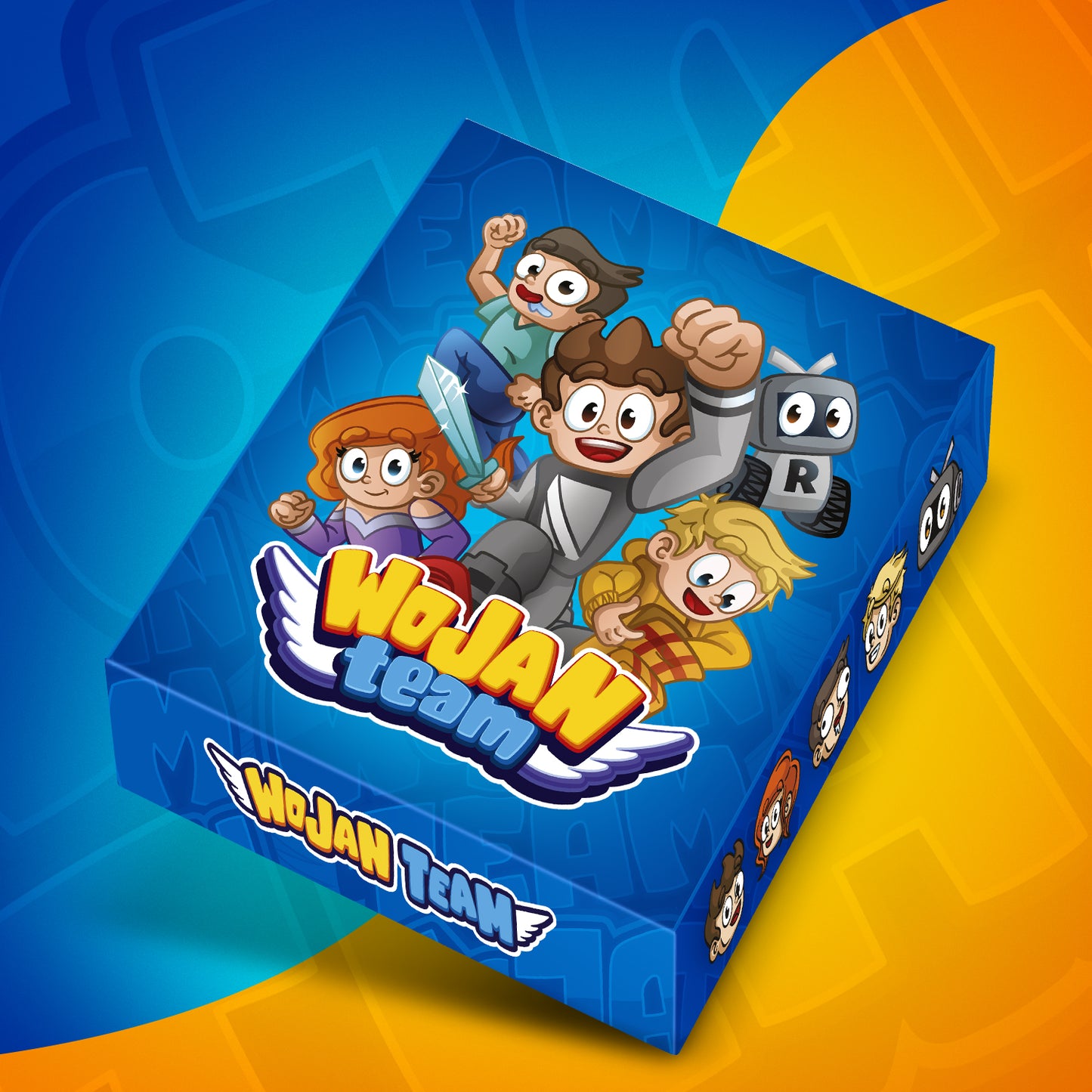 Zamknięty ozdobny box Wojan Team 2026 z bohaterami Wojanowic.