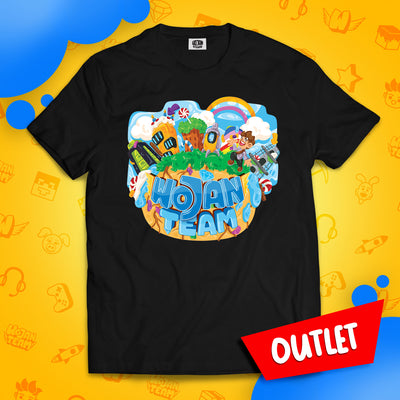 KOSZULKA PLANETA WOJANOWIC - CZARNA