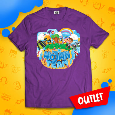 KOSZULKA PLANETA WOJANOWIC - FIOLETOWA