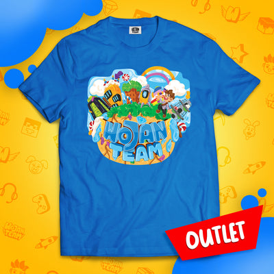 KOSZULKA PLANETA WOJANOWIC - NIEBIESKA