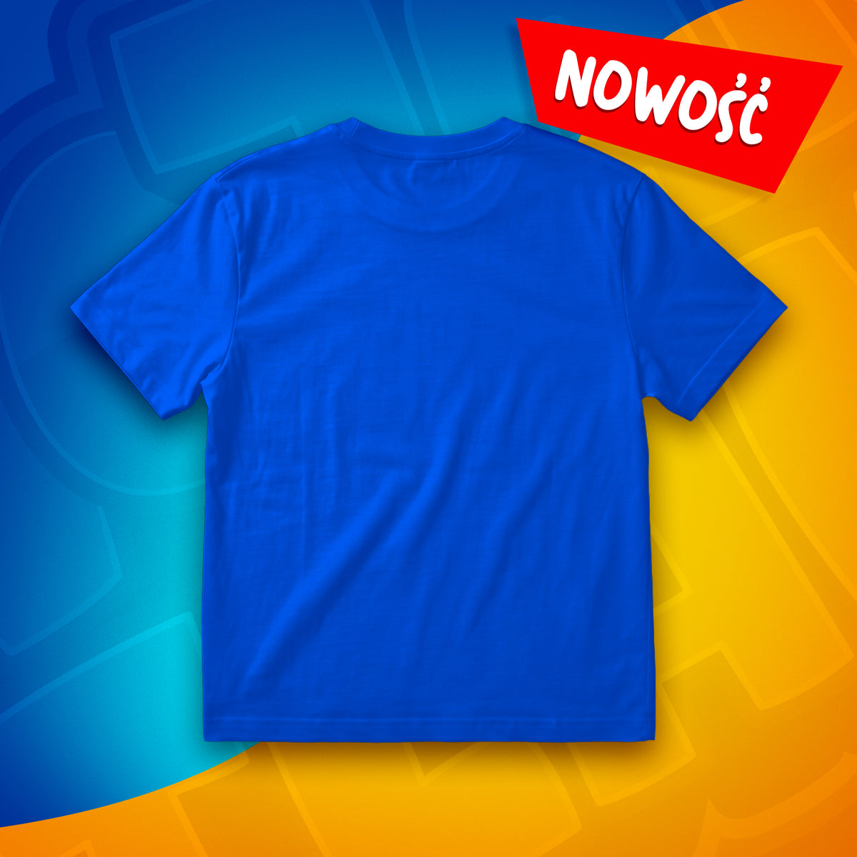 KOSZULKA OVERSIZE *PREMIUM* - WOJAN TEAM - NIEBIESKA