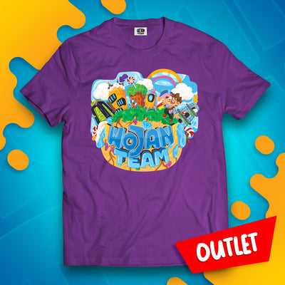 KOSZULKA PLANETA WOJANOWIC - FIOLETOWA