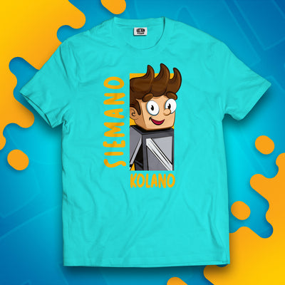 KOSZULKA SIEMANO KOLANO - TURKUSOWA