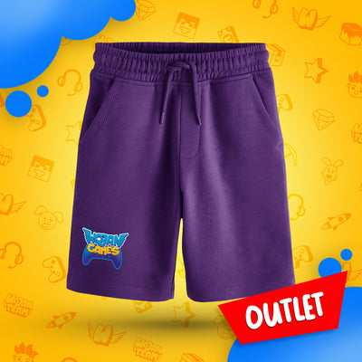 KRÓTKIE SPODENKI LOGO WOJAN GAMES - FIOLETOWE