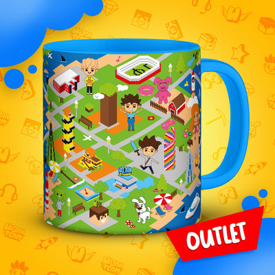 KUBEK ŚWIAT WOJANOWIC - NIEBIESKI