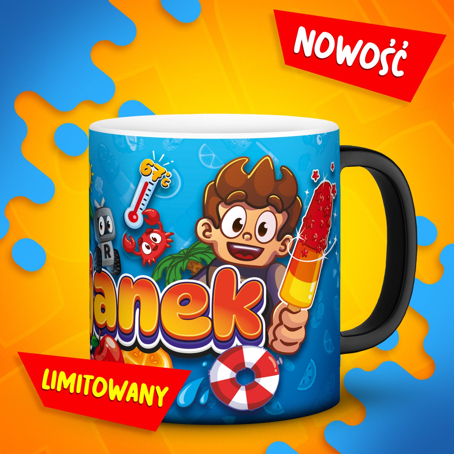 *LIMITOWANY* MAGICZNY KUBEK "WOJANKOWE LODY"