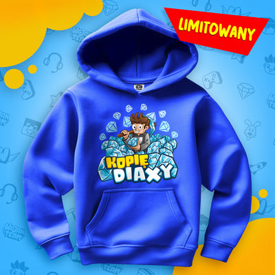 *LIMITOWANA* BLUZA "DIAXY" - NIEBIESKA