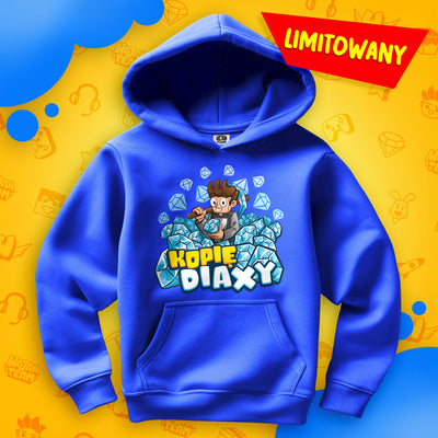*LIMITOWANA* BLUZA "DIAXY" - NIEBIESKA