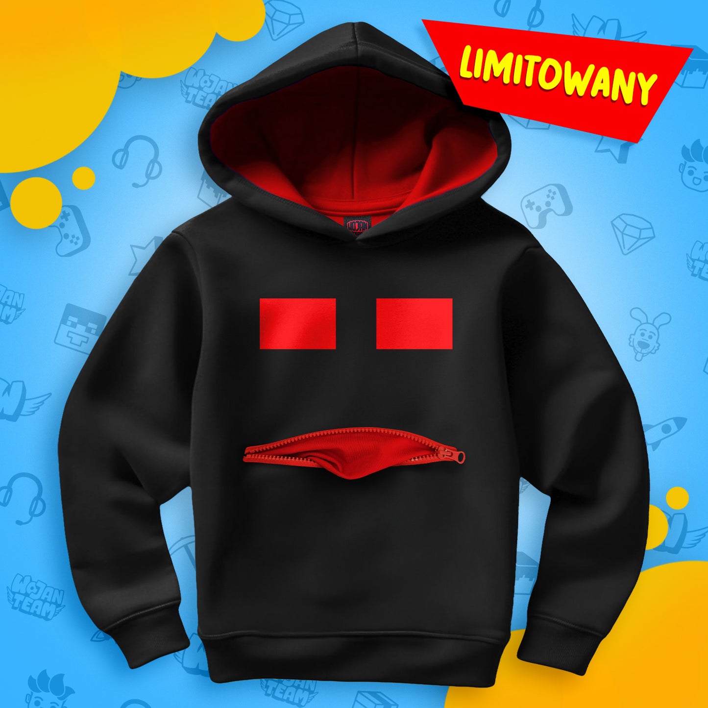 *LIMITOWANA* BLUZA "ON" - CZARNA