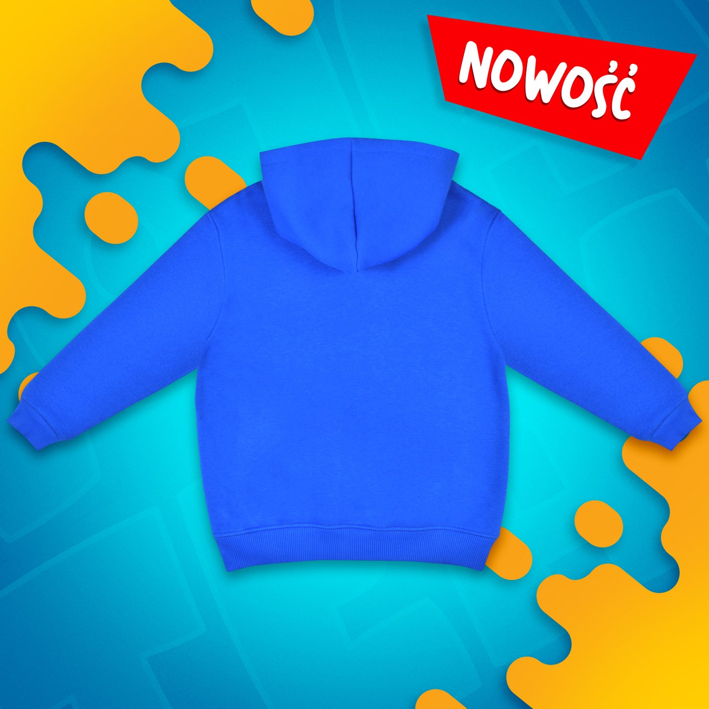 BLUZA ROZPINANA *PREMIUM* WOJANOWICE - NIEBIESKA