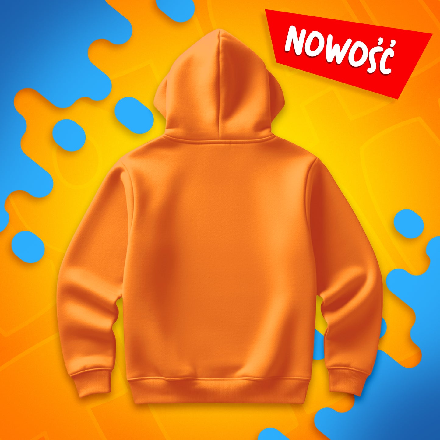 BLUZA ROZPINANA *PREMIUM* WOJANOWICE - POMARAŃCZOWA