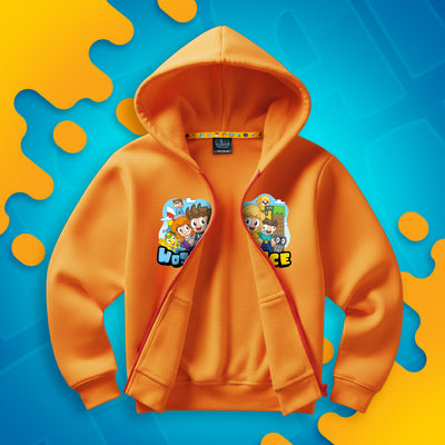 BLUZA ROZPINANA *PREMIUM* WOJANOWICE - POMARAŃCZOWA