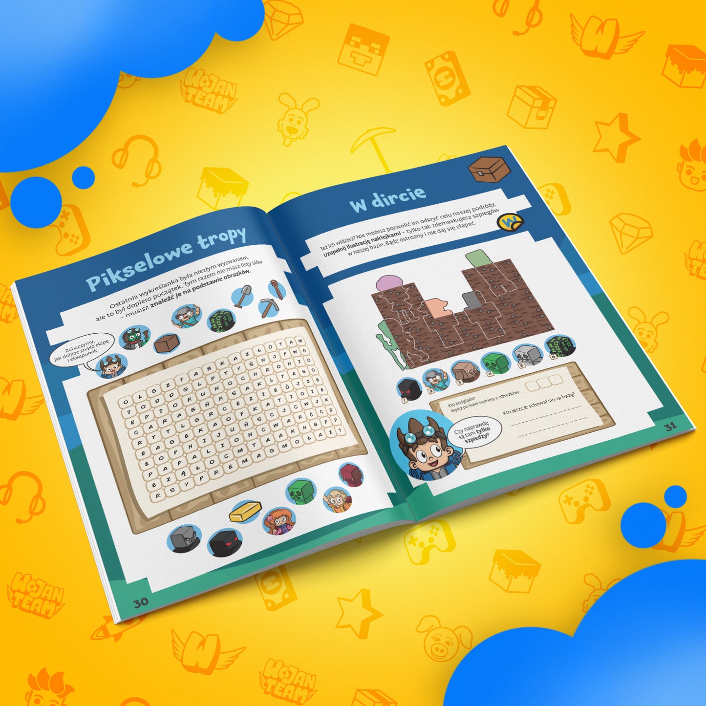 DZIENNIK ODKRYWCÓW WOJANA + NAKLEJKI *AŻ 64 STRONY A4*