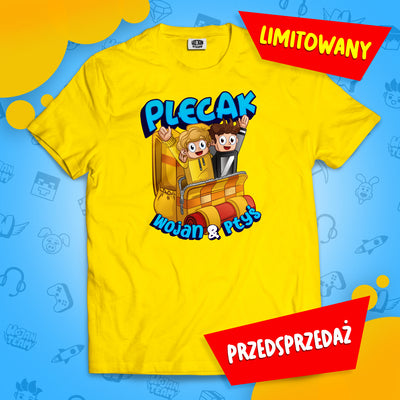 *LIMITOWANA* KOSZULKA "PLECAK" - ŻÓŁTA