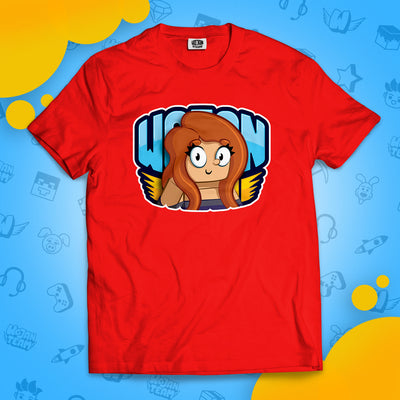 KOSZULKA KATI W LOGO WOJAN TEAM - CZERWONA