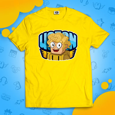 KOSZULKA PTYŚ W LOGO WOJAN TEAM - ŻÓŁTA