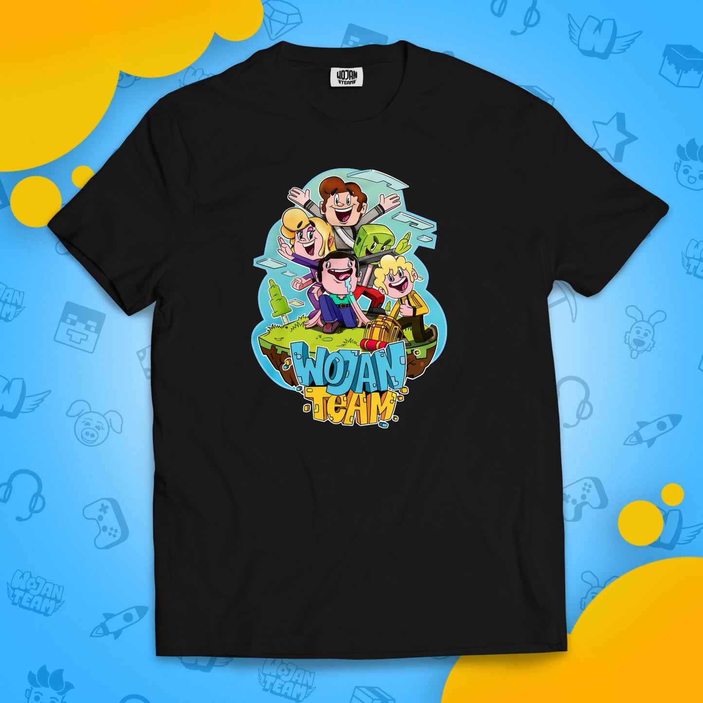 KOSZULKA EKIPA WOJAN TEAM - CZARNA