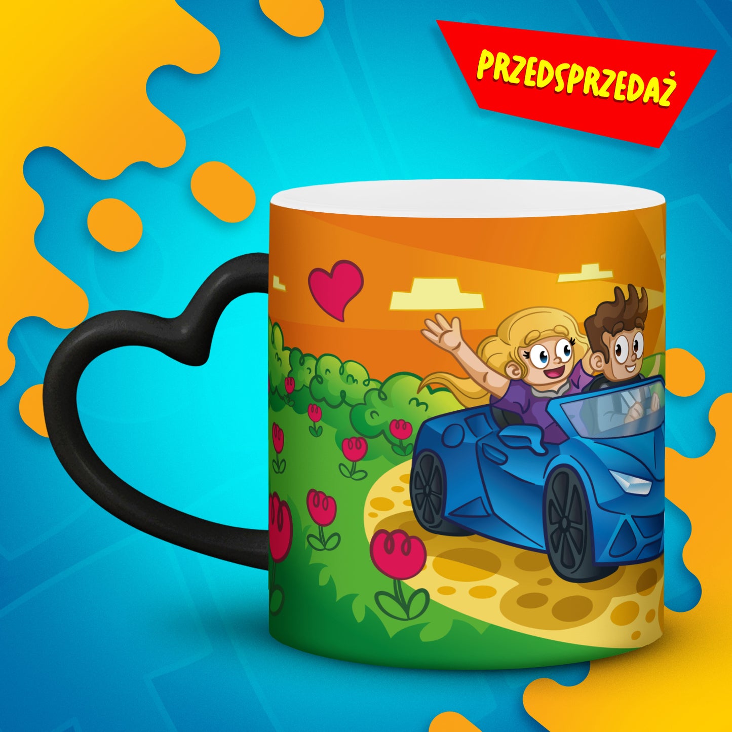 *PRZEDSPRZEDAŻ* LIMITOWANY MAGICZNY KUBEK - WOJAN I KATI
