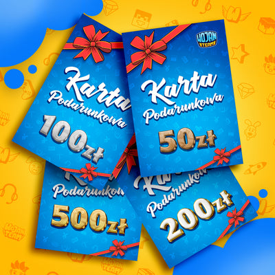 KARTA PODARUNKOWA OD 50 DO 500 ZŁ - WOJAN SHOP