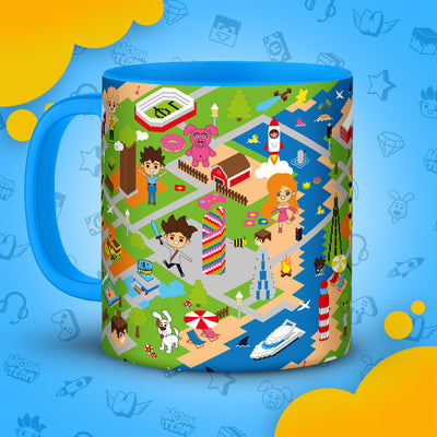 KUBEK ŚWIAT WOJANOWIC - NIEBIESKI