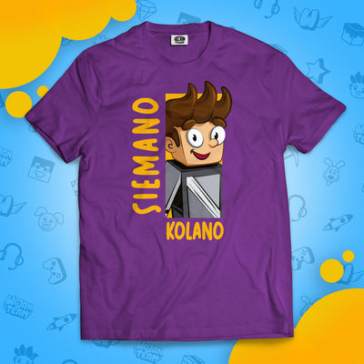 KOSZULKA SIEMANO KOLANO - FIOLETOWA