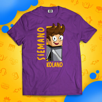 KOSZULKA SIEMANO KOLANO - FIOLETOWA