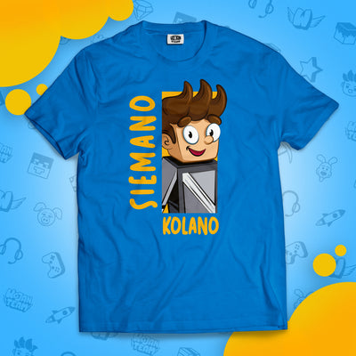 KOSZULKA SIEMANO KOLANO - NIEBIESKA