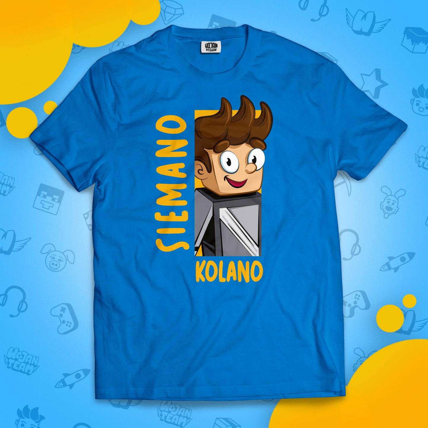 KOSZULKA SIEMANO KOLANO - NIEBIESKA