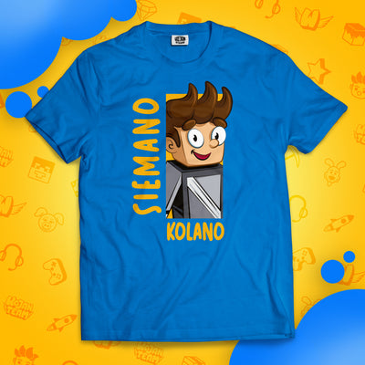 KOSZULKA SIEMANO KOLANO - NIEBIESKA