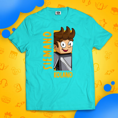 KOSZULKA SIEMANO KOLANO - TURKUSOWA