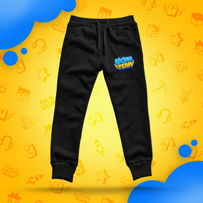 DŁUGIE SPODNIE *PREMIUM* - LOGO WOJAN TEAM - CZARNE