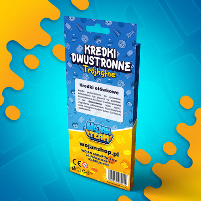 DWUSTRONNE KREDKI OŁÓWKOWE 12 SZTUK + TEMPERÓWKA *GRATIS* 2025