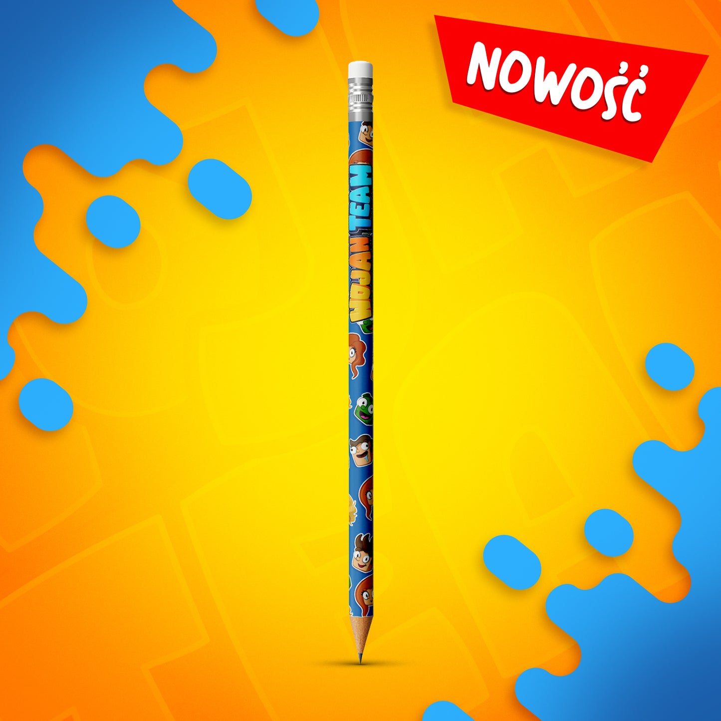OŁÓWKI GRAFITOWE WOJAN TEAM *3+1 GRATIS* 2025