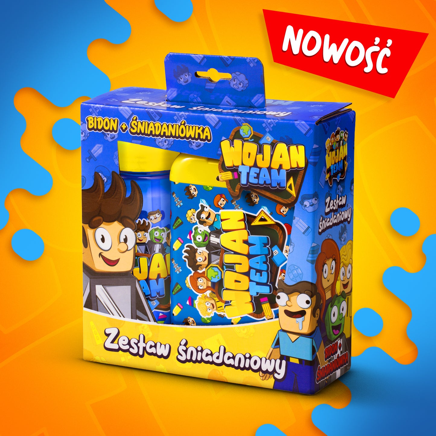 ZESTAW ŚNIADANIOWY WOJAN TEAM - ŚNIADANIÓWKA + BIDON 2025