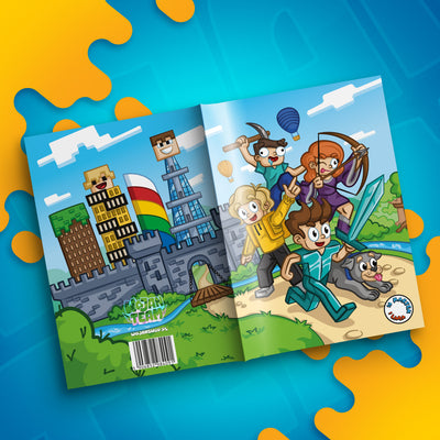 ZESZYT W SZEROKĄ LINIE A5 - 16 KARTEK - ZAMEK WOJAN TEAM - 2025