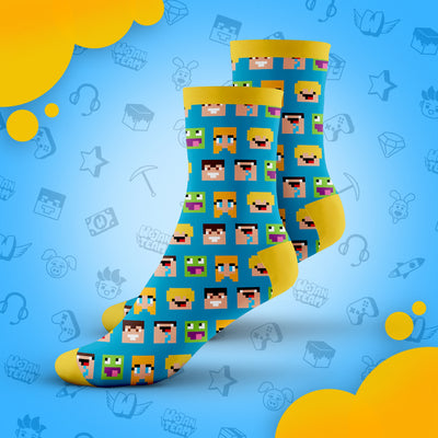 SKARPETKI *PREMIUM* WOJANOWICE - NIEBIESKIE