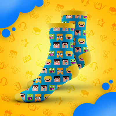 SKARPETKI *PREMIUM* WOJANOWICE - NIEBIESKIE