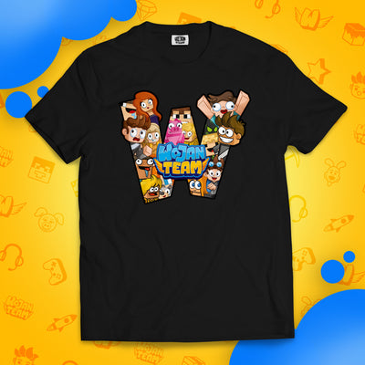 KOSZULKA "W" JAK WOJAN TEAM - CZARNA