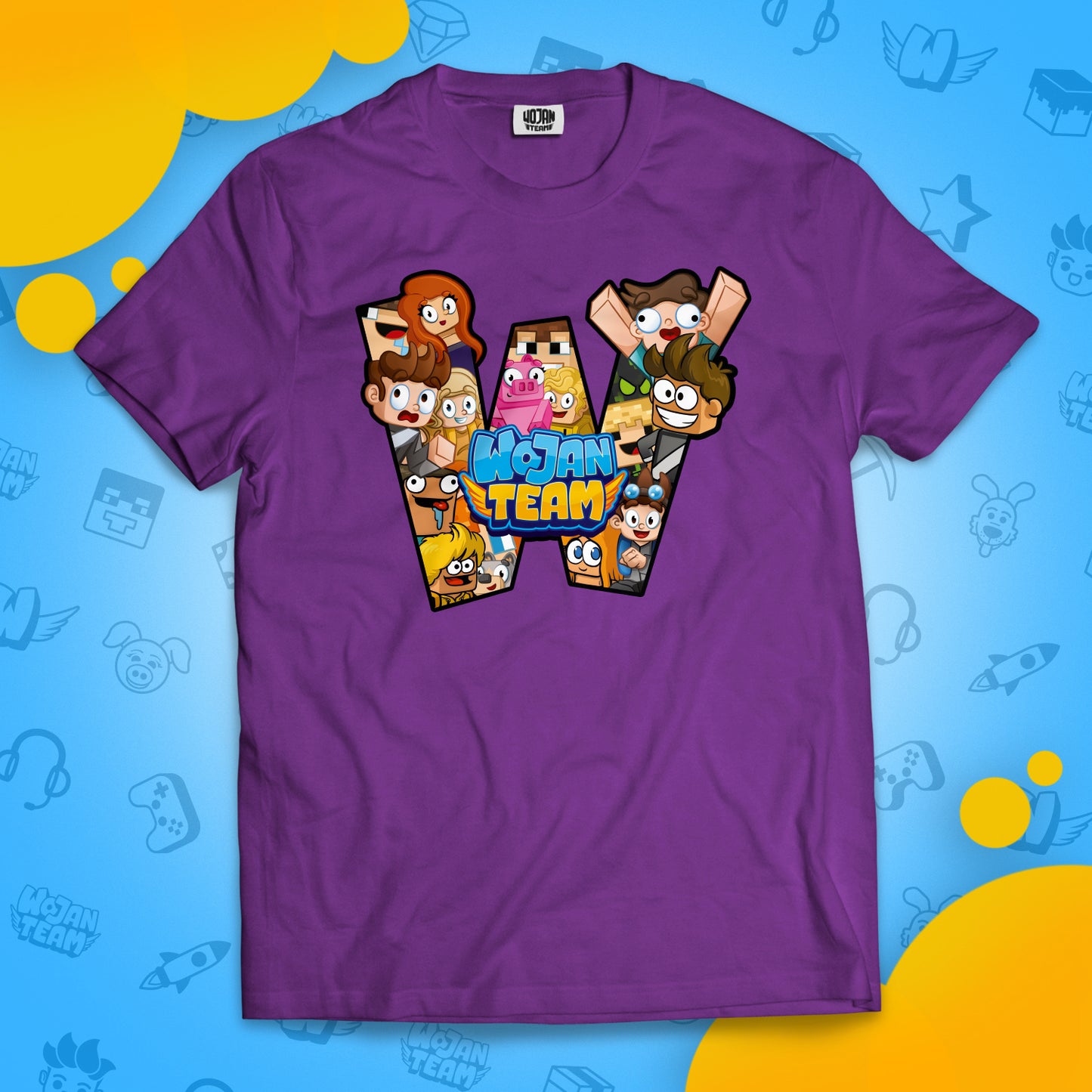 KOSZULKA "W" JAK WOJAN TEAM - FIOLETOWA