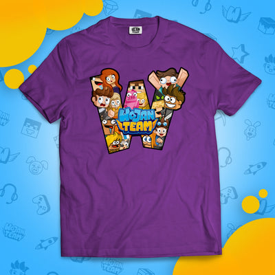 KOSZULKA "W" JAK WOJAN TEAM - FIOLETOWA