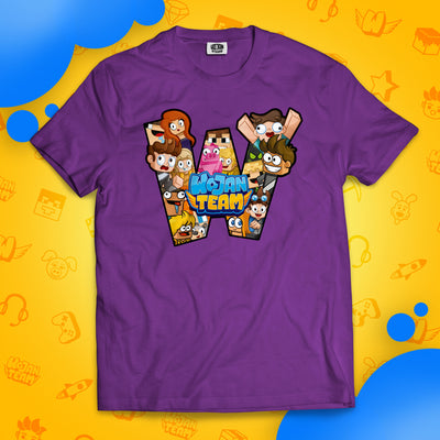 KOSZULKA "W" JAK WOJAN TEAM - FIOLETOWA