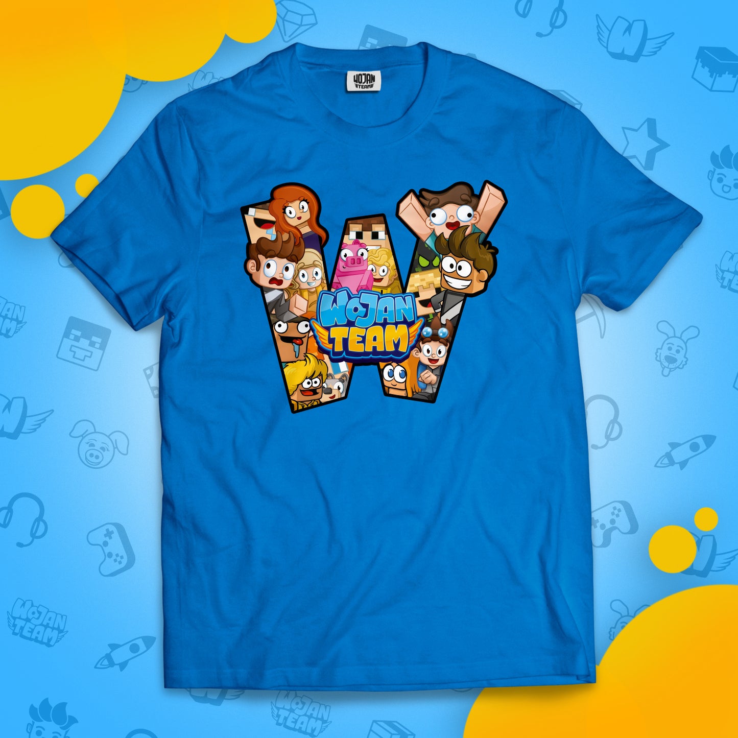 KOSZULKA "W" JAK WOJAN TEAM - NIEBIESKA