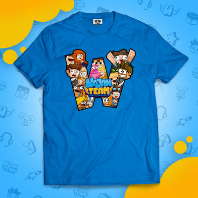 KOSZULKA "W" JAK WOJAN TEAM - NIEBIESKA