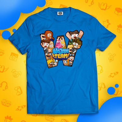 KOSZULKA "W" JAK WOJAN TEAM - NIEBIESKA