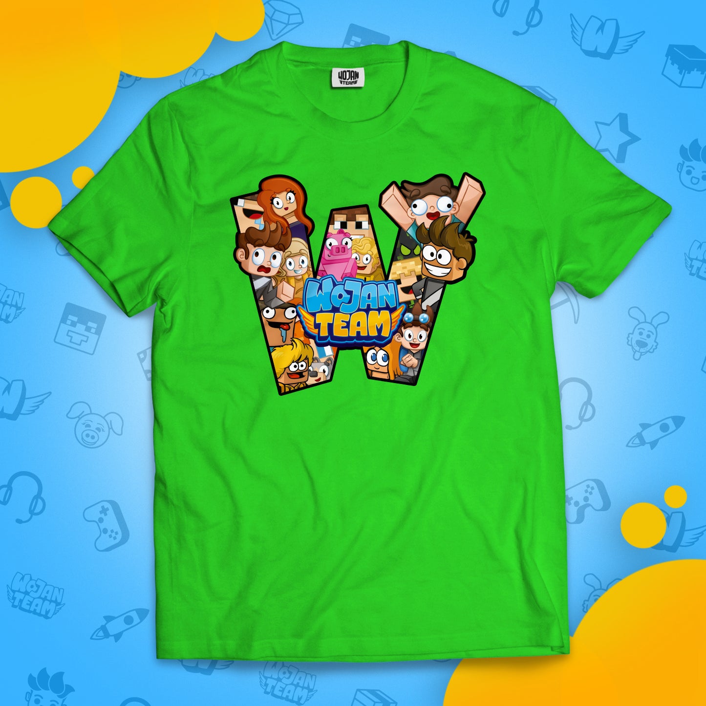 KOSZULKA "W" JAK WOJAN TEAM - ZIELONA