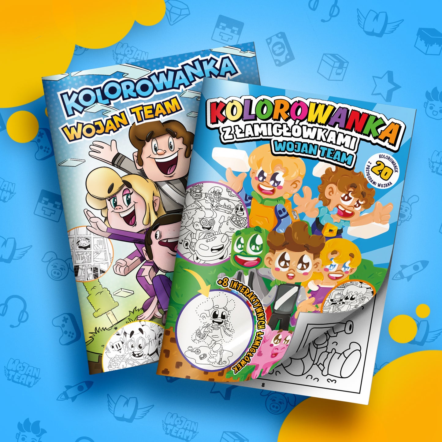 ZESTAW KOLOROWANEK WOJAN TEAM *MEGA PROMOCJA*