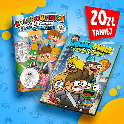 ZESTAW KOMIKS + KOLOROWANKA Z ŁAMIGŁÓWKAMI *MEGA PROMOCJA*