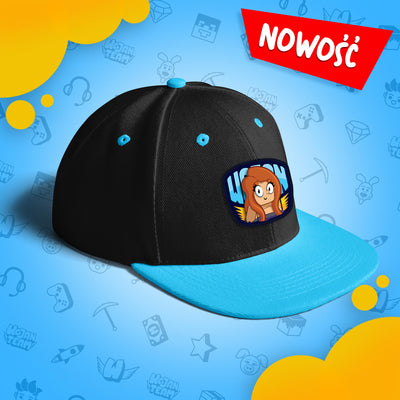 CZAPKA Z DASZKIEM SNAPBACK - KATI - NIEBIESKA