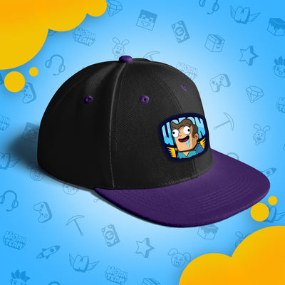 CZAPKA Z DASZKIEM SNAPBACK - NOOBEK - FIOLETOWA