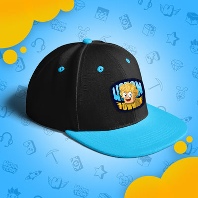 CZAPKA Z DASZKIEM SNAPBACK - PTYŚ - NIEBIESKA
